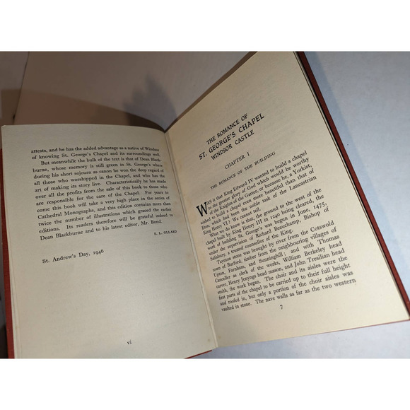 Vintage 1947 The Romance of St. George's Chapel Windsor Castle Raphael Tuck Son - Picture 6 of 12